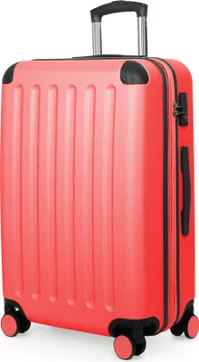 Image de HAUPTSTADTKOFFER Spree - Valise à roulettes 65 cm avec extension, valise rigide, valise enregistrée 20 kg  4 roulettes, valise rigide TSA, 74 L, corail