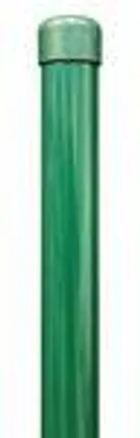 Immagine prodotto di Alberts 617721 Palo di recinzione per Fix-Clip pro, per il fissaggio con bussole di fissaggio a terra, zinco-fosfatato, plastificato verde, lunghezza 965 mm, morsetto Ø 34 mm