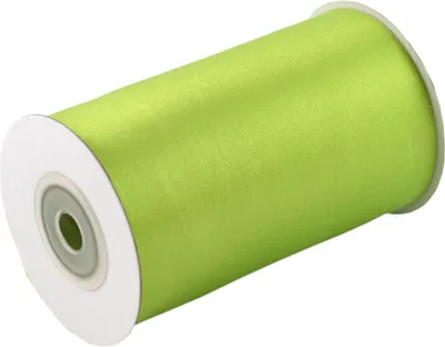 Produktbild von Satinband 100mm x 10m Rolle Hellgrün / Maigrün