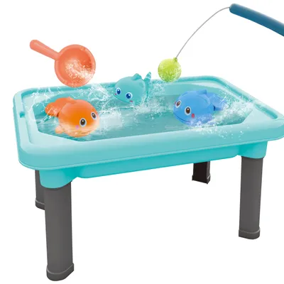 Produktbild von Woopie - WOOPIE Wassertisch 3in1 Sandkasten Fischfangspiel 6 el.