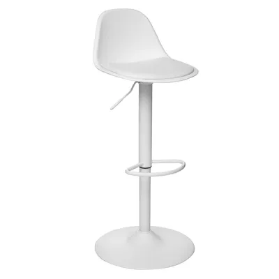 Produktbild von Verstellbarer barstuhl "aiko" weiß  - Atmosphera créateur d'intérieur
