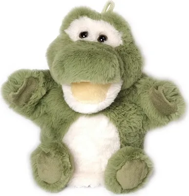 Produktbild von Inware Handpuppe Krokodil grün 22 cm