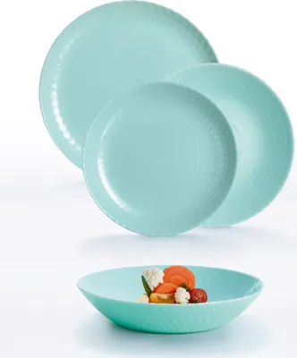 Obrázok produktu pre Riad Luminarc PAMPILLE tyrkysové sklo (18 kusov)