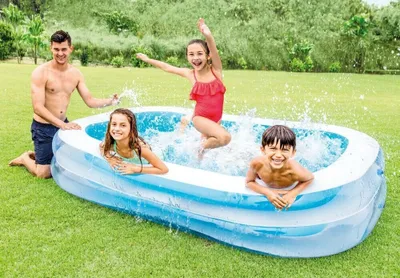 Obrázek produktu pro Bazén INTEX 56483 nafukovací FAMILY obdélník 262x175x56