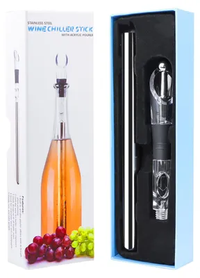 Obrázok produktu pre Chladič vína 3 v 1, chladič fliaš určený pre milovníkov vína, vhodný do baru