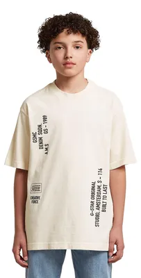 Obrázok produktu pre G-STAR, pánske oversized tričko, béžová farba (Butter D29744-01-J262), veľkosť 16