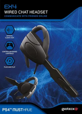 Obrázok produktu pre PS4 Headset EX4 Wired Chat Headset