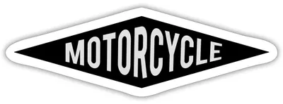 Produktbild von Spreadshirt Motorcycle Motorrad Sticker Aufkleber, 10 x 10 cm, Mattweiß