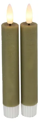Produktbild von Countryfield LED Stabkerzen Set - beige - 15cm - mit Fernbedienung