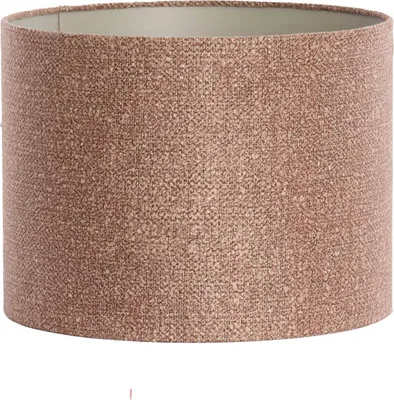 Produktbild von Light & Living - Lampenschirm Brandy - Braun - 40x40x30cm - Stoffschirm für E27