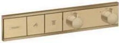 Produktbild von Thermostat Unterputz RainSelect f UP-Thermostat 2 Verbr brushed bronze brushed bronze Fertigset 2 Verbraucher