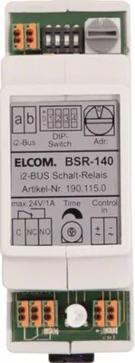 Produktbild von ELCOM KOMMUNIKATION GMBH ELCOM i2-Bus Schaltrelais BSR-140 1901150