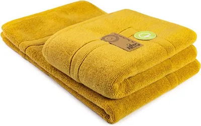 Immagine prodotto di A&R AR019 | Tappeto da bagno, in cotone turco - Colore: Senape - Dimensioni: 50 x 80 cm