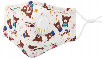 Productafbeelding van TEDDY-masker voor kinderen + 3 HEPA-filters voor PM 2.5
