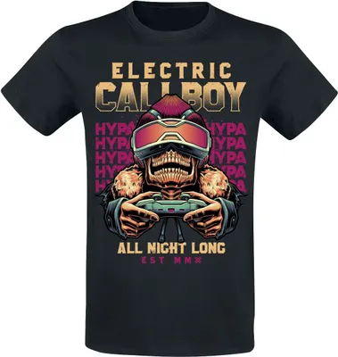 Produktbild von Electric Callboy T-Shirt Herren All Night Long schwarz S