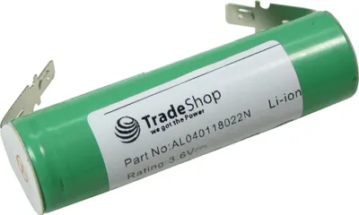 Produktbild von Trade-Shop Li-Ion Akku 3,6V  2200mAh für Gardena 08800-000.640.00 Accu60 Lithiumenergy 8801 BMZ 1S1PUF18650VTI