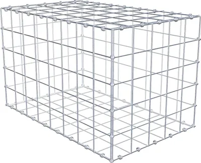 Obrázek produktu pro Gabion 80 cm x 50 cm x 50 cm (D x V x H), velikost ok 10 x 10 cm, spirálový prstenec