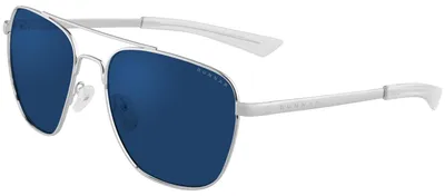 Zdjęcie produktu dla Okulary do gier i pracy przy komputerze GUNNAR – model MUSTANG – kolor oprawki: CHROME, barwa soczewek: Sun (blokują 90% światła niebieskiego i 100% promieniowania UV) – okulary z filtrem światła niebieskiego