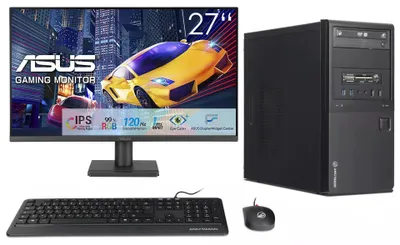 Image de Business Office Work Bundle | Intel Core i5-6500 | 16GB DDR4  | 480GB SSD | Windows 10 | 27" Monitor | Souris & clavier | MS Office 2024