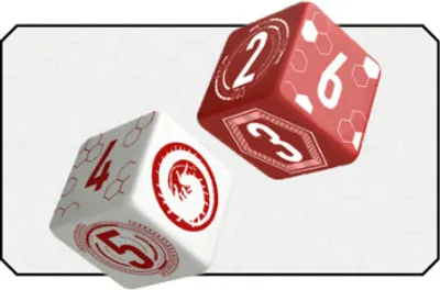 Produktbild von After the Moonfall RPG - Würfelset / Dice Set