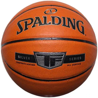 Produktbild von Spalding - "Silver TF Series" Geklebtes Leder Basketball MR144 (7) (Orange)