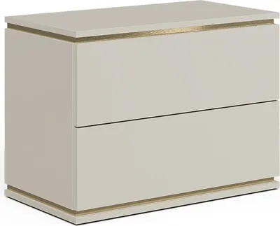 Produktbild von Nachttisch Vicco Linette Cashmere 66 x 48.6 cm mit 2 Schubladen, Model 57962