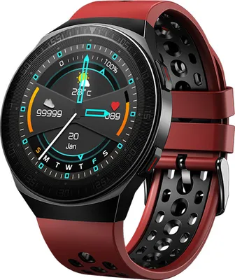 Produktbild von MT3 Smart Watch 8G Speicher Musik Bluetooth Anruf mit Blutdruck Fitness Tracker Rot