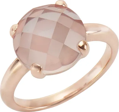 Produktbild von Jamelli Ring 925/- Sterling Silber rot 060 (19,1) Rosenquarz rosa 273271069J-1