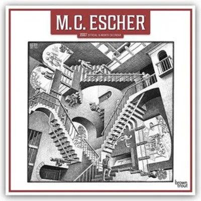 Zdjęcie produktu dla Kalendarz na 16 miesięcy, M. C. Escher, rok 2027