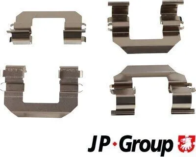 Produktbild von JP GROUP 3664003510 Zubehörsatz Scheibenbremsbelag Vorne für KIA CERATO (LD) CERATO Stufenheck (LD) CERATO Stufenheck