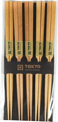 Produktbild von Tokyo 5er Essstäbchenset braun (22,5cm)