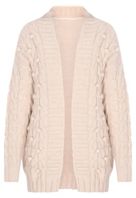 Produktbild von AODA damen strickjacke - creme, M/L