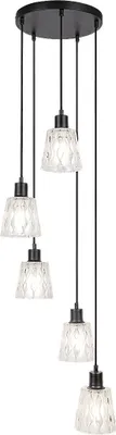 Immagine prodotto di Lampada a sospensione E27 5x40W nero 5334 Jarina Rabalux
