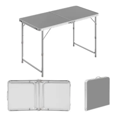 Produktbild von WOLTU Campingtisch Klapptisch höhenverstellbar Aluminium MDF Grau