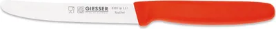 Produktbild von 6er Set Giesser Brötchenmesser Tomatenmesser Küchenmesser glatt Klinge 11cm - rot