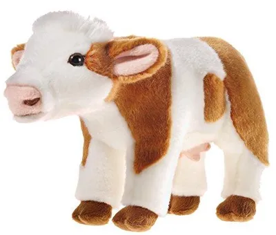 Produktbild von Heunec 274075 Streichelzoo Kälbchen Plüschtier Creme/Braun 30cm Kuscheltier