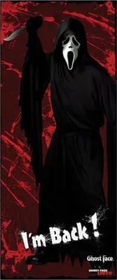 Produktbild von Scream - Ghostface Türdeko - Horror Halloween deko