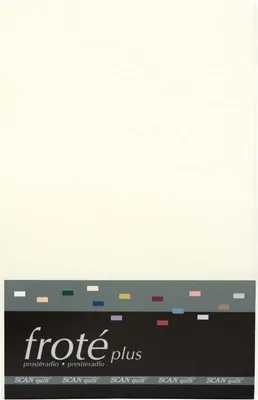 Obrázek produktu pro SCANquilt prostěradlo FROTÉ PLUS smetanová 80% dlouhovlákná česaná bavlna 20% polyester 180 x 200 cm