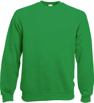 Produktbild von Fruit of the Loom Herren Sweatshirt Pulli Sweater Pullover Rundhals, Größe:XL, Farbe:Kelly Green