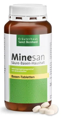 Produktbild von Sanct Bernhard Minesan Basentabletten - 250 Tabletten