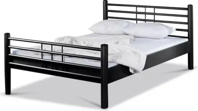 Produktbild von Metallbett Lea – 120 x 210 cm / schwarz