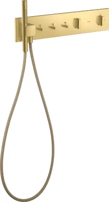 Produktbild von Thermostatmodul AXOR ShowerComposition UP 540 / 110 3 Verbraucher brushed brass brushed brass