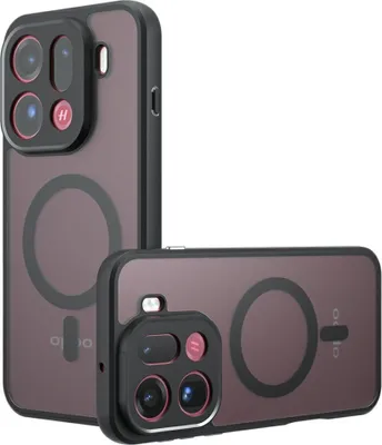 Produktbild von OPPO Find X9 Pro Hülle - Coverup Mattes Transparentes Back Cover mit Kameraschutz - MagSafe Compatible - Schwarz