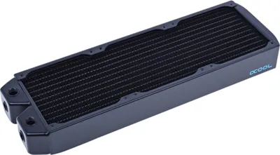 Produktbild von Alphacool NexXxoS XT45, Kühlkörper, Kupfer, Stahl, Schwarz, 124 mm, 400 mm, 46 mm