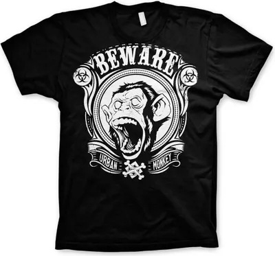 Produktbild von Urban Monkey T-Shirt - Medium - Black