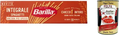Produktbild von 10x Pasta integrale Spaghetti Integrali Vollkorn italienisch Nudeln 500 g pack + Italian Gourmet polpa 400g