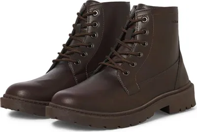 Produktbild von Jack & Jones 12287782_414_46, Stiefel, Braun, Brown Stone, Rundzeh, Schnürverschluss, Draußen