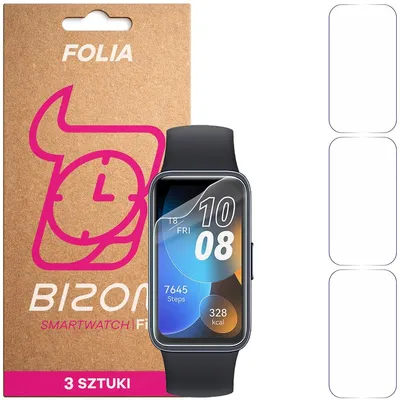 Produktbild von 3x Schutzfolie für den Bildschirm für Huawei Band 8, Bizon Watch HydroFlex
