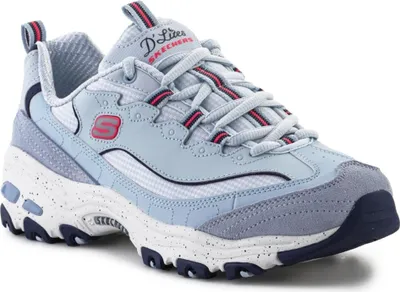Image de Skechers D´Lites Bold Views Damen Sneaker Hellblau