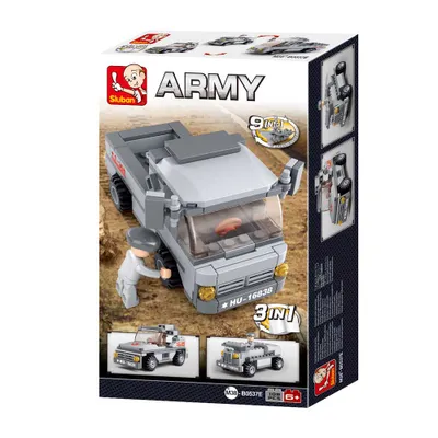 Immagine prodotto di Veicolo militare 3 in 1 - Giocattolo da costruzione Sluban M38-B0537E